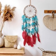 Upkey Dreamcatcher handgefertigter Traumf&auml;nger mit LED Licht