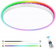 URing &Oslash;30cm RGB LED Deckenleuchte mit Fernbedienung