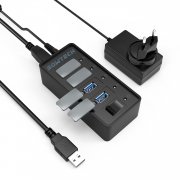 USB 3.0 Hub, SOWTECH High Speed 4-Port USB 3.0 Datenhub mit Anti-Dust 