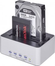 USB 3.0 SATA 2 Port Festplatten-Dockingstation mit Clone-Funktion f&uuml;r 39.99&euro; statt 50.52&euro;