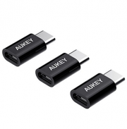 USB-C-Adapter auf Micro-USB im 3er-Set von Aukey mit Gutscheincode nur 3,29 Euro inkl. Versand