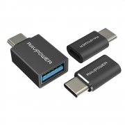 USB C auf USB 3.0 A Adapter [3 in 1 Pack] RAVPower USB C Adapter auf Micro USB