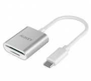 USB-C Kartenleser f&uuml;r SD / MicroSD-Karten mit SuperSpeed von Aukey nur 8,99 Euro statt 12,99 Euro