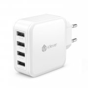 USB-Ladeger&auml;t, 40W 4-Port Universal-USB-Netzteil mit SmartID-Technologie, 8A Ladestation