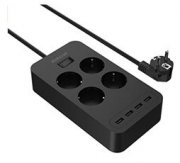 USB Steckdosenleiste (4 AC und 4 USB Anschl&uuml;sse) f&uuml;r 17,99&euro;