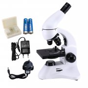 USCAMEL Professionelles Mikroskop f&uuml;r Kinder Biologie, mit 400X LED Licht und Biotischen Scheiben