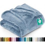 Utopia Bedding Fleecedecke 228x228 cm in Steinblau f&uuml;r nur 36,22 &euro;
