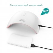 UV Lampe 24W f&uuml;r N&auml;gel nageltrockner mit Timer tragbare Nagel Lampe f&uuml;r 10,59&euro;