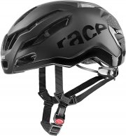 uvex Unisex &ndash; Erwachsene Race 9 Fahrradhelm, All Black mat, 53-57 cm