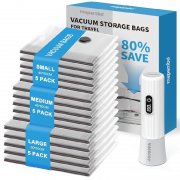 Vakuumbeutel f&uuml;r Kleidung + elektrische Pumpe f&uuml;r 16,99&euro;