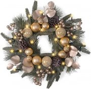 Valery Madelyn Weihnachtskranz mit LEDs f&uuml;r 19,98&euro;