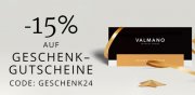 Valmano - 15% auf Geschenkgutscheine