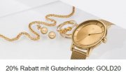 Valmano Gold Wochenende mit 20% extra Rabatt auf alles aus Gold: Schmuck, Uhren &hellip;.