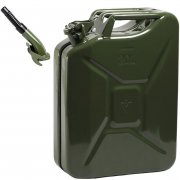 VALPRO 20 Liter Stahlblech Kraftstoffkanister mit Ausgie&szlig;stutzen