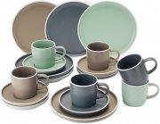 Van Well Kaffee-Service Skandi 18-teilig in verschiedenen Farben
