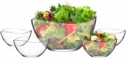 Van Well Sch&uuml;ssel-Set Malaga 5-teilig aus Glas