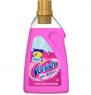 Vanish Oxi Action Gel Pink &ndash; 1 x 1,5l &ndash; Fleckenentferner und W&auml;sche-Booster Gel ohne Chlor