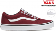 Vans Ward Sneakers in rot oder wei&szlig;