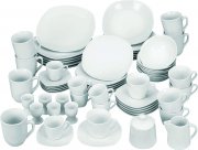 vanWell Wellco Atrium 62-teiliges Porzellan Kombiservice