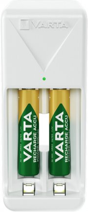 Varta Mini Charger Akku Ladeger&auml;t + 2x AAA 800mAh Akkus