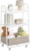 VASAGLE Rollwagen mit Stoffkorb f&uuml;r nur 16,99 &euro;