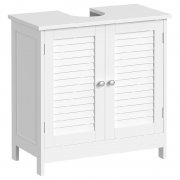 VASAGLE Waschbeckenunterschrank mit Lamellent&uuml;ren im Angebot