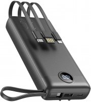 VEEKTOMX 20000mAh Powerbank mit integrierten Kabel