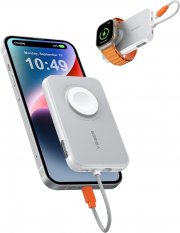 VEGER V0567 20W PD 5000mAh Powerbank mit Eingebautem Apple Kabel