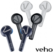 Veho STIX True Wireless In-Ear-Ohrh&ouml;rer mit Ladecase in 3 Farben