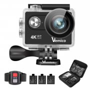Vemico Action Cam Set mit App-Steuerung + 4K + 2 Zoll Display + WiFi nur 65,99&euro; inkl. VSK statt 85&euro;
