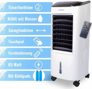 Veova Air Cooler Pro 3in1 Klimager&auml;t, Ventilator und Luftbefeuchter