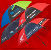 Verschiedene Clinton Enterprises official Merchandise Motorrad Team Regenschirme