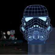 Verschiedene Star Wars, Star Trek, Pokemon & &auml;hnlichere 3D LED-Effektlampen f&uuml;r je 8,53&euro;