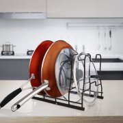 Verstellbare Edelstahl Pfannen und T&ouml;pfe Deckelhalter Nur 9,88&euro; Statt 20,99&euro;