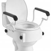 VEVOR Toilettensitzerh&ouml;hung mit Armlehnen f&uuml;r 58,32&euro;