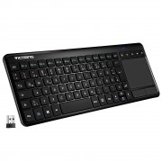 VicTsing Ultra Slim drahtlose Touchpad-Tastatur, QWERTZ Wireless 2.4 GHz
