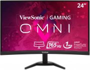 ViewSonic VX2468-PC-MHD 24 Zoll Curved Gaming Monitor Full-HD FreeSync Premium mit Lautsprecher