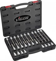 VIGOR V1918 1/2&Prime; XZN-Schraubendreher-Einsatz-Satz 