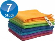 Vileda 7er Pack Mikrofasert&uuml;cher Colors Allzweckt&uuml;cher 30 x 30 cm