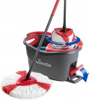  Vileda Turbo Wischmopp Komplett Set mit Teleskopstiel und Mikrofaser Moppkopf