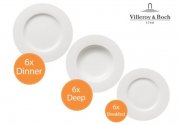 Villeroy & Boch 18-teiliges Porzellan-Geschirr f&uuml;r 75,90&euro; statt 150&euro;