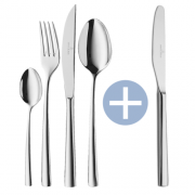 Villeroy & Boch Piemont Tafelbesteck Besteckset 24 teilig + 2 gratis Schokostreicher