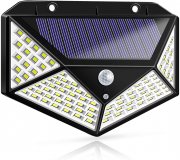 Vimite 100 LED Solarlampe f&uuml;r Au&szlig;en mit Bewegungsmelder