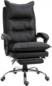 Vinsetto 921-335BK Kunstleder B&uuml;rostuhl in schwarz