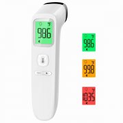 Viproud Kontaktloses Digitales Infrarot Fieberthermometer mit LCD-Anzeige und 35 Speicherabruf