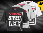 Vision Street Wear Damen Fitness Crew Neck Shirts bei SportSpar f&uuml;r 7,28 Euro