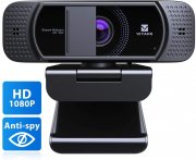 Vitade 672 HD Webcam 1080P mit Mikrofon und Abdeckung