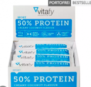 Vitafy 12er Packung 50% Protein Riegel nur 8.99 Euro inkl. Versand