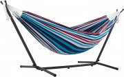 Vivere Combo Double Cotton Hammock H&auml;ngematte mit H&auml;ngemattengestell