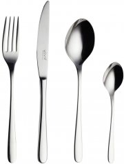 Vivo by Villeroy & Boch &ndash; New Fresh Basic Edelstahl Tafelbesteck 24 teilig f&uuml;r bis zu 6 Personen